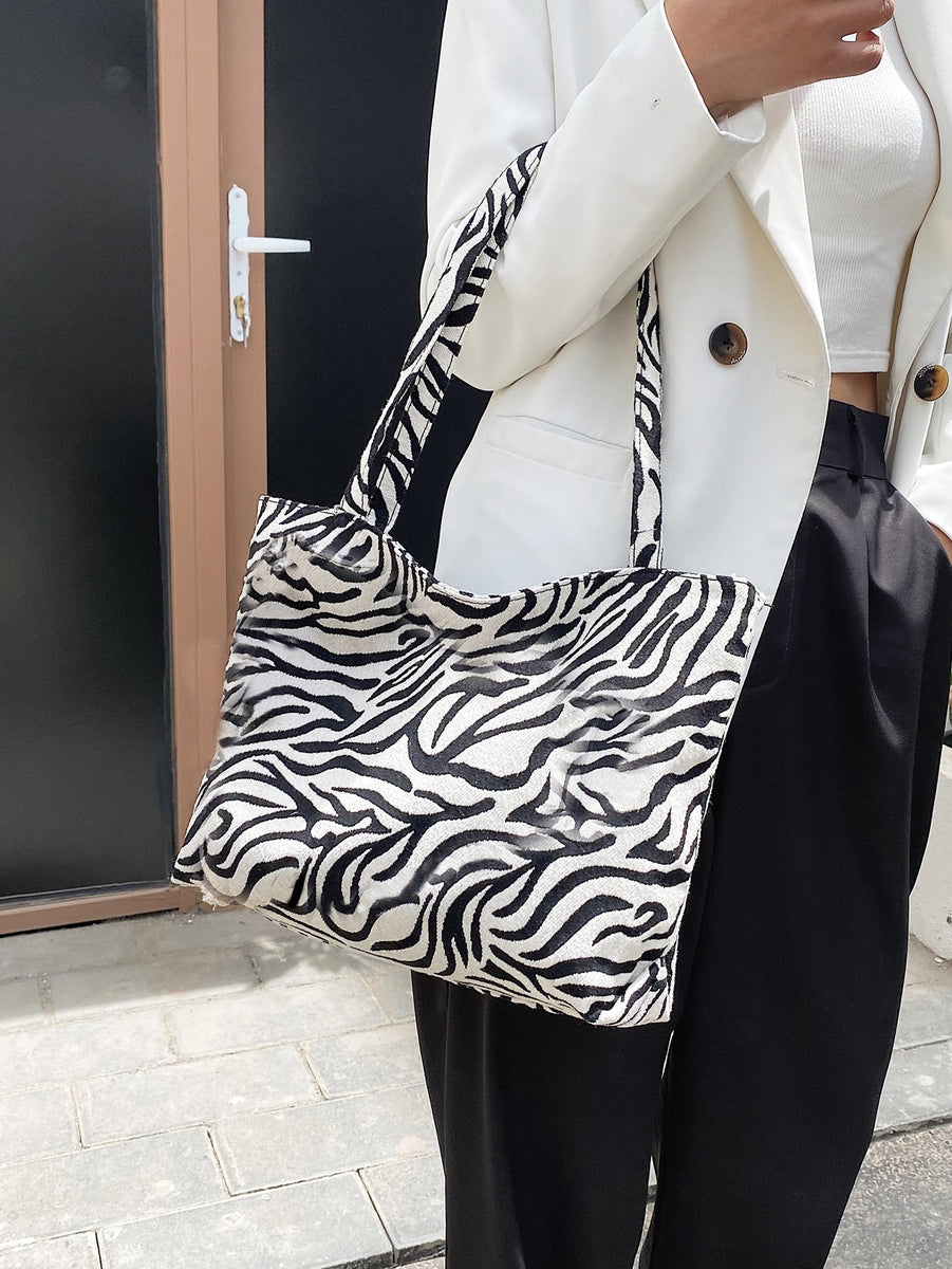 Zebra 2025 tote bag