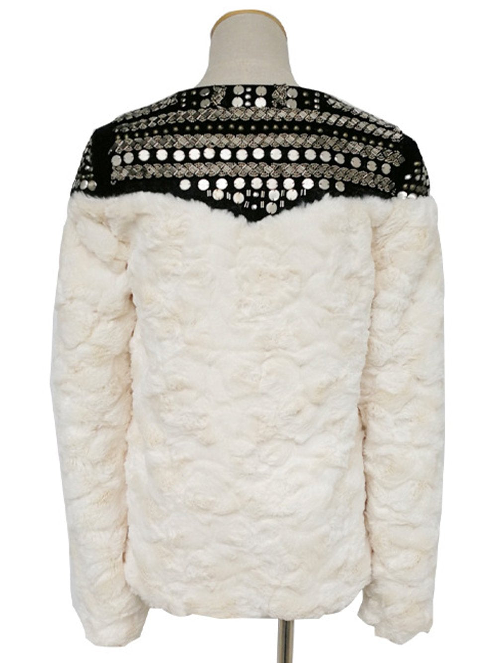 Faux Fur Embellished Jacket