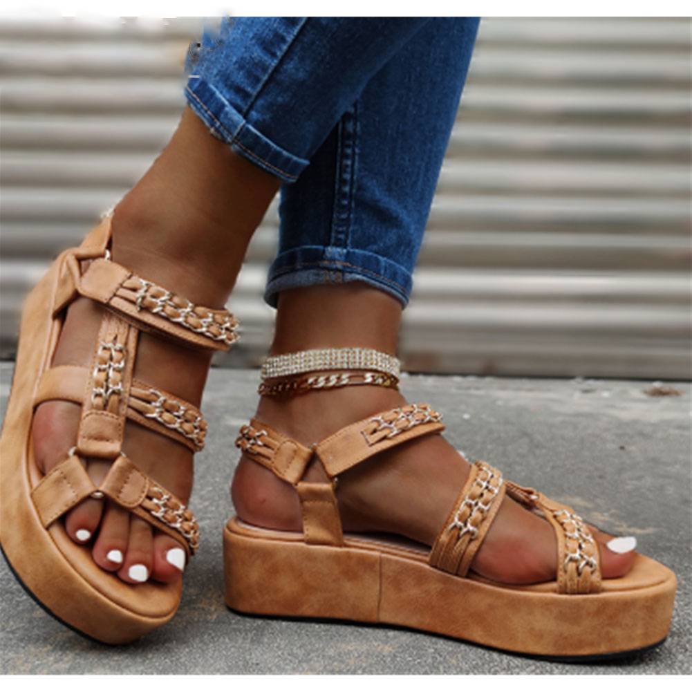Luxury Colorful Snake Patterned Flat Wedges