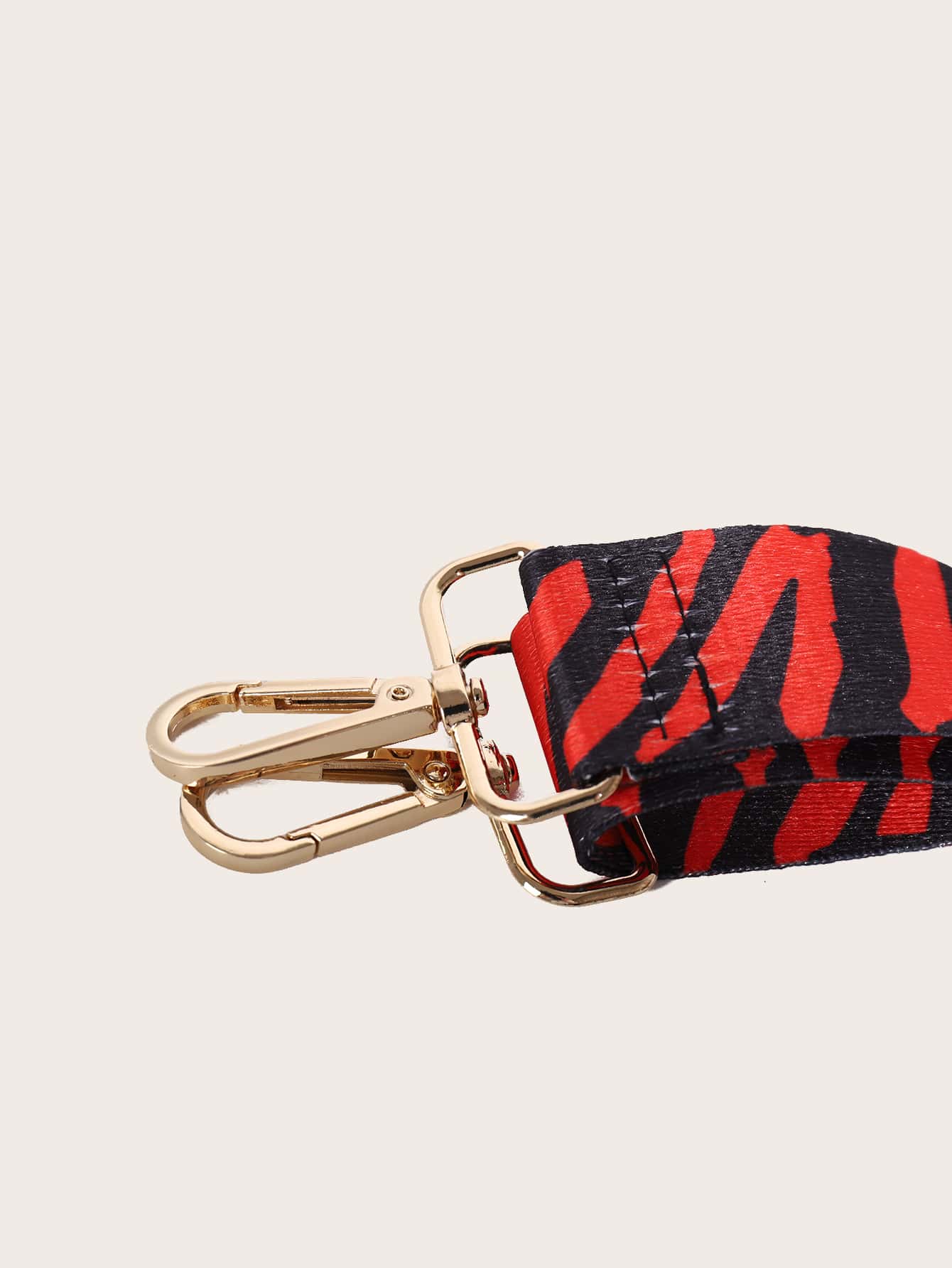 Zebra Striped Graphic Bag Strap