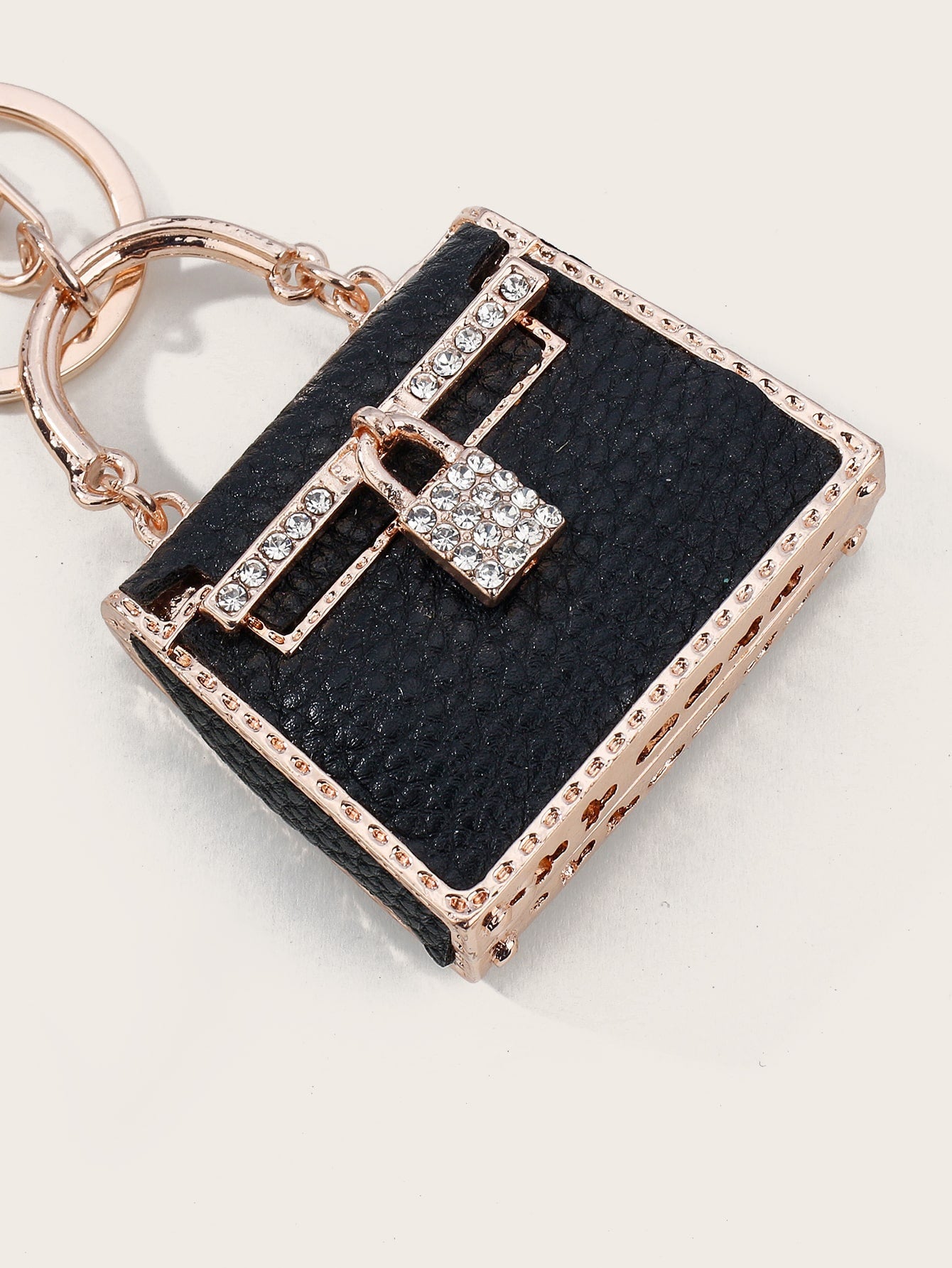 Rhinestone Decor Bag Shaped Bag Charm