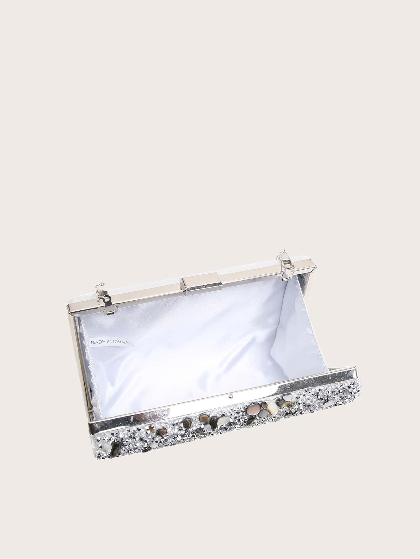 Glitter Chain Clutch Bag