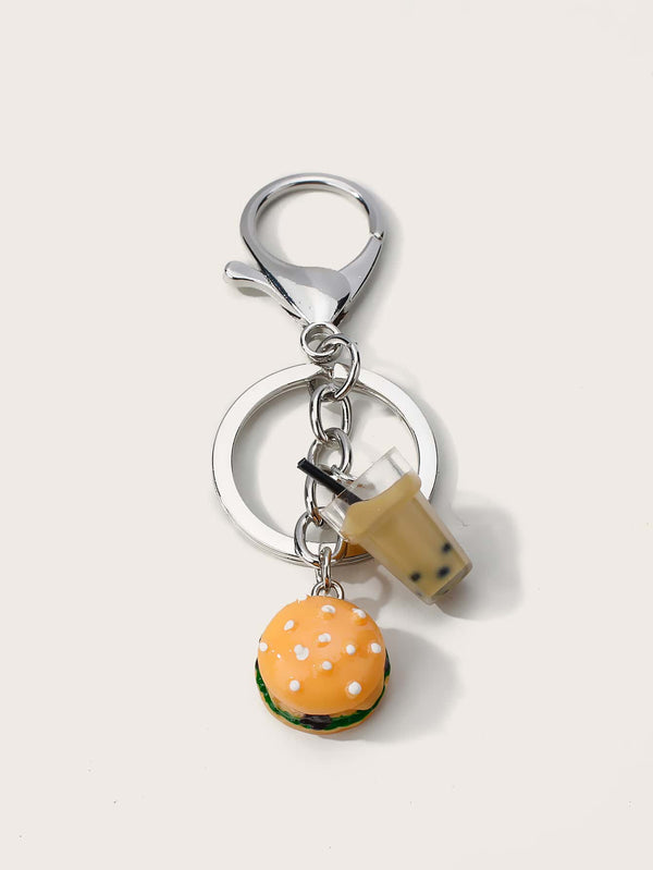 Hamburger Design Bag Charm
