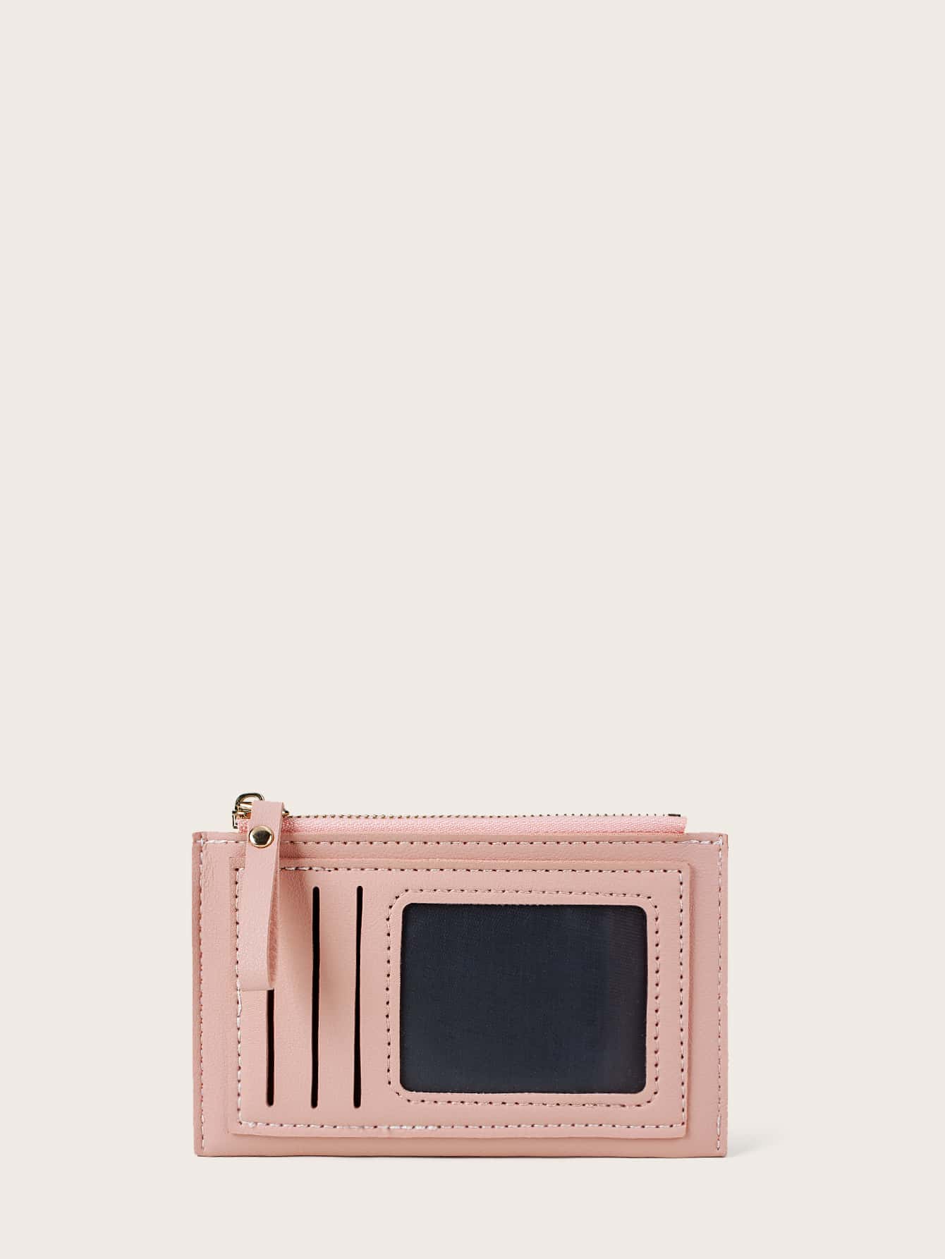 Two Tone Small Purse With Card Slot