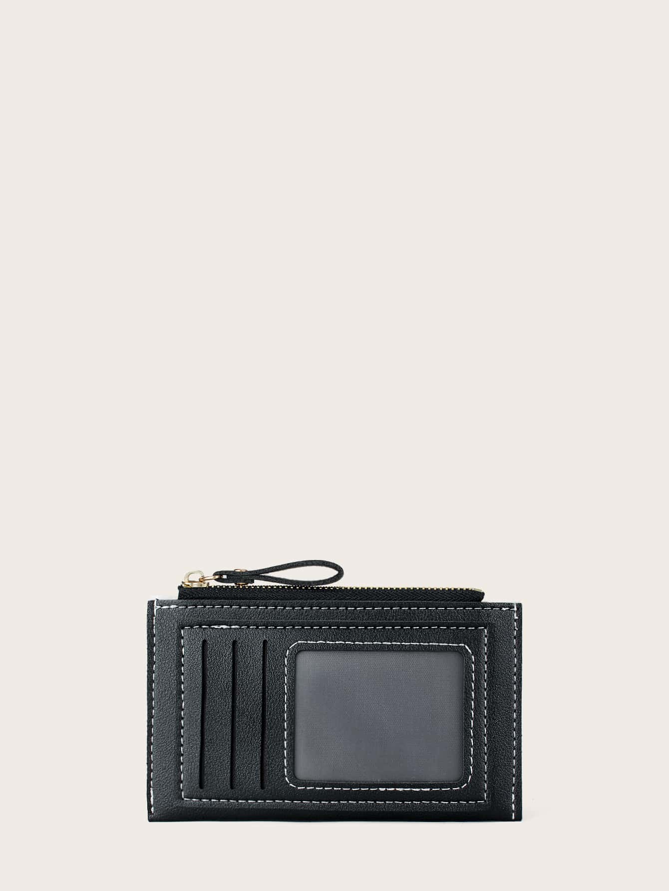 Two Tone Small Purse With Card Slot