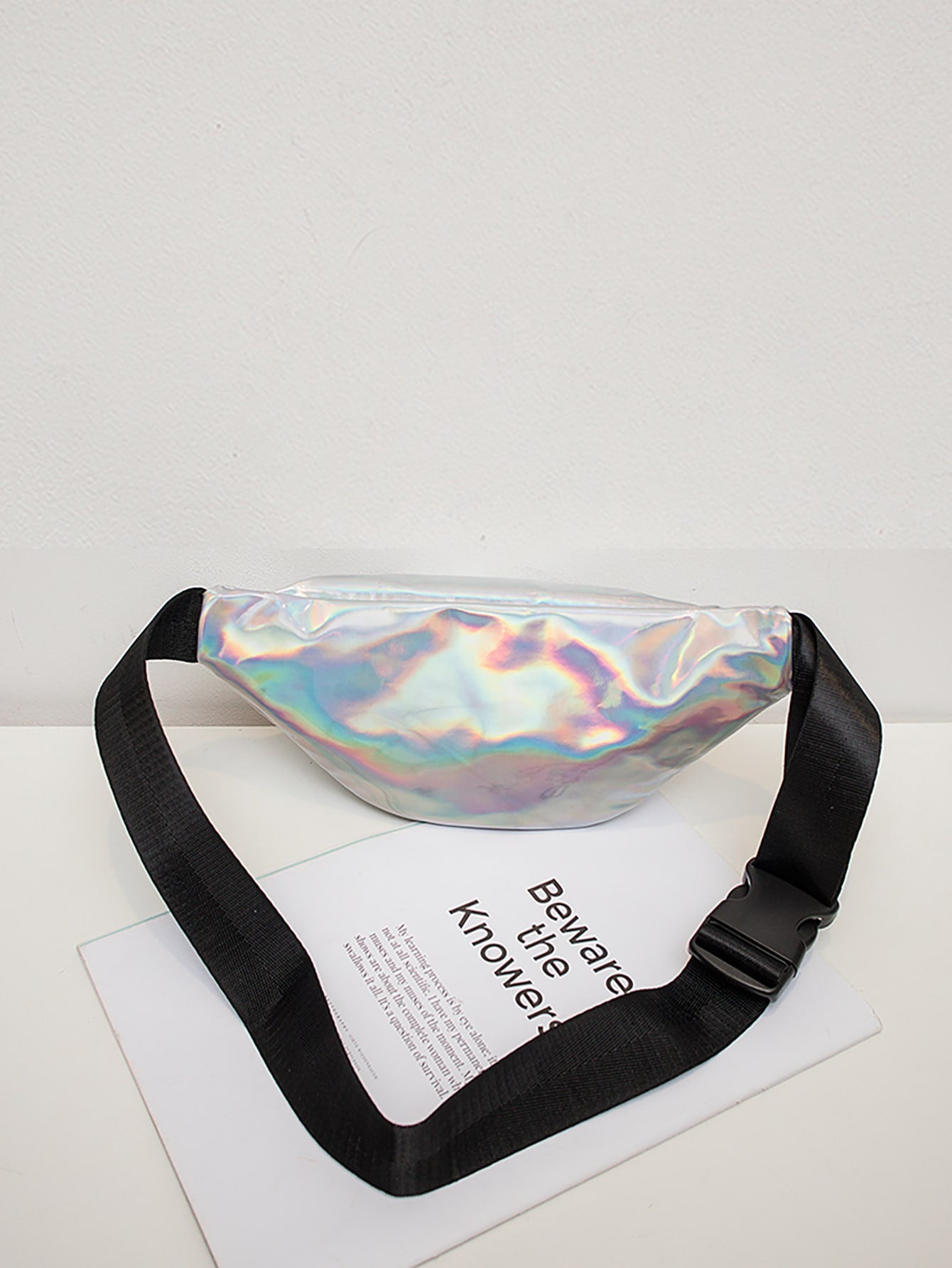 Holographic Zipper Fanny Pack