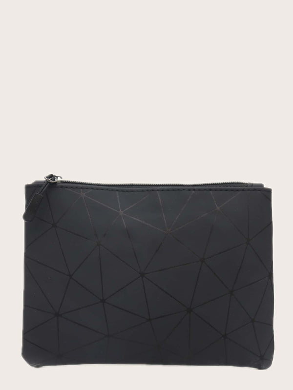 Geo Graphic Clutch Bag