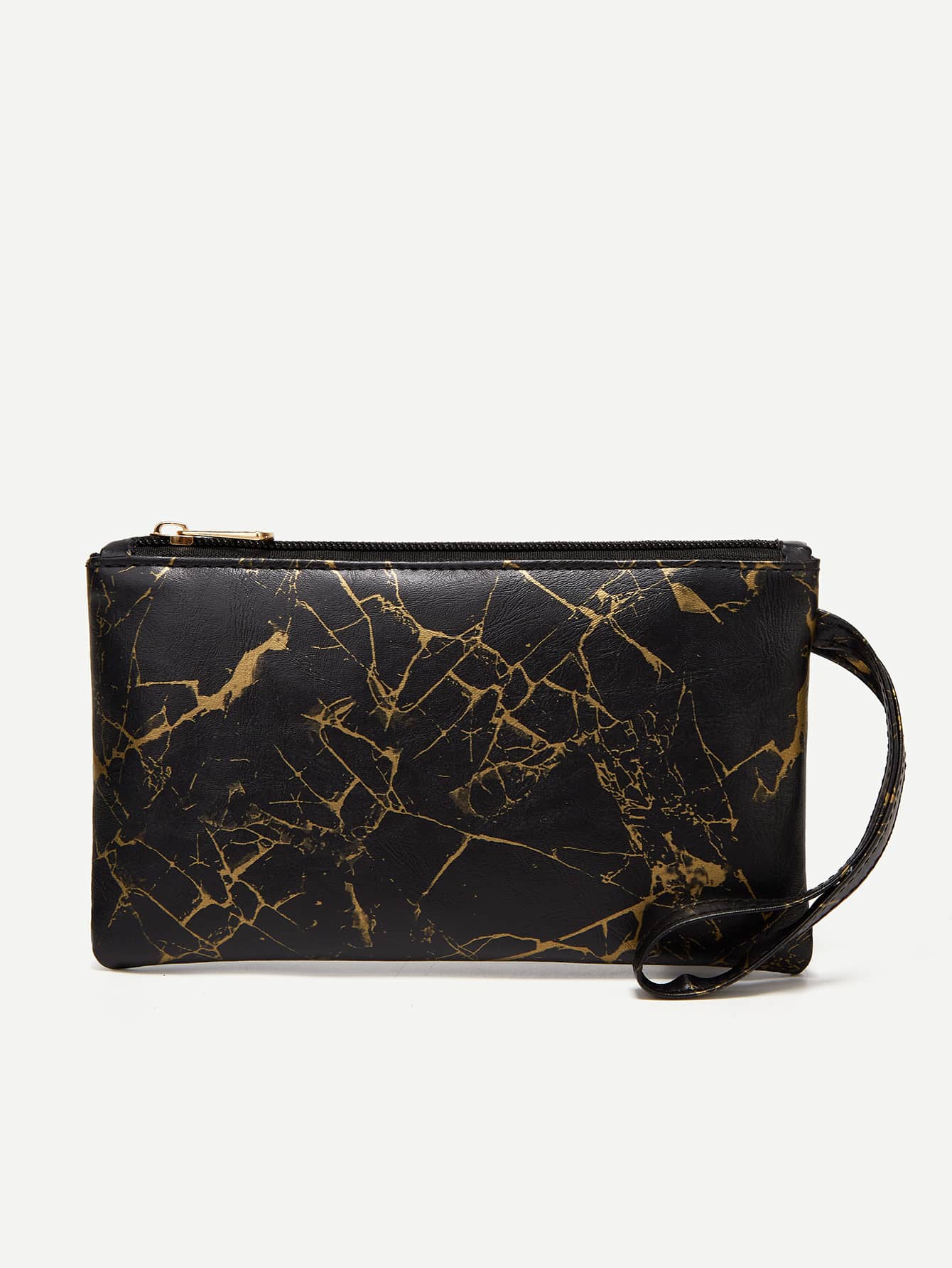 Marble Pattern Clutch Bag