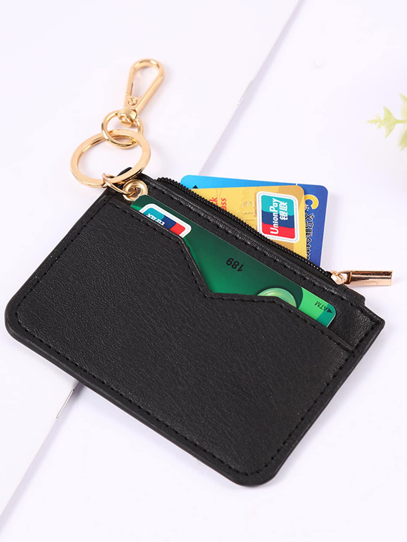 Minimalist Card Holder Design Bag Charm