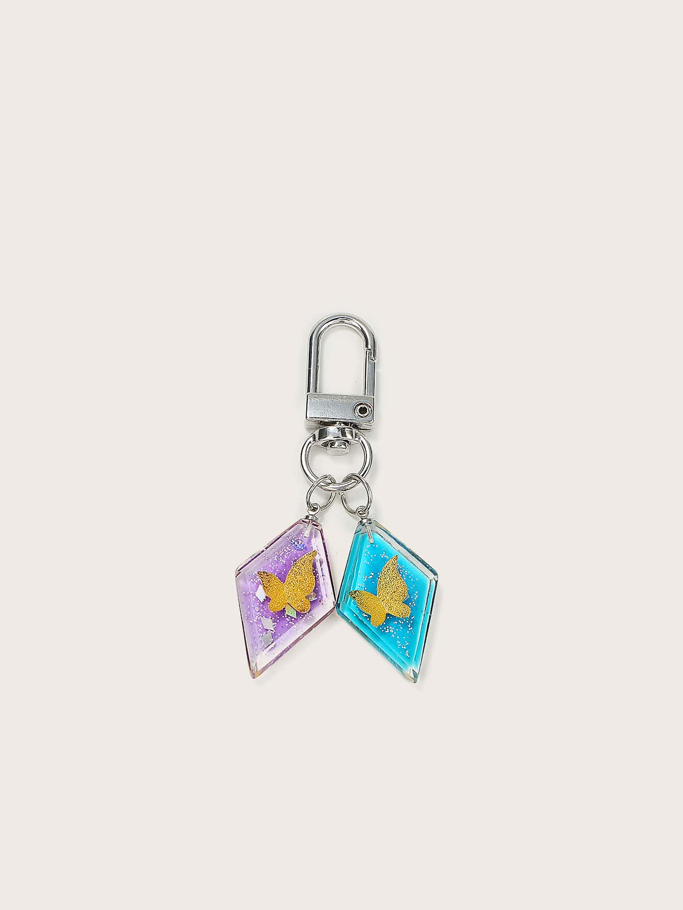 Butterfly Embedded Bag Charm