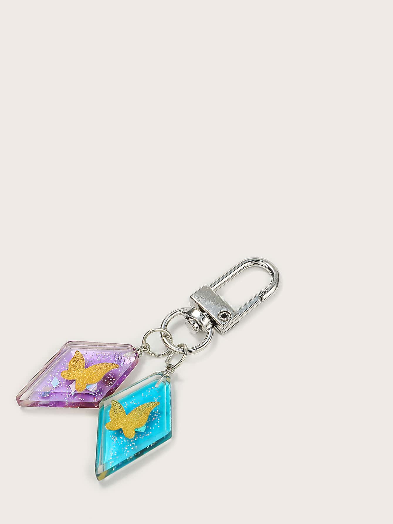 Butterfly Embedded Bag Charm