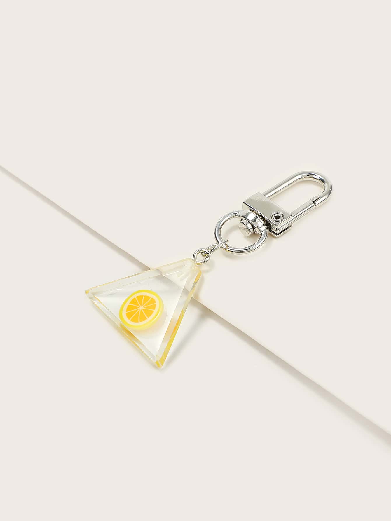 Lemon Slice Embedded Bag Charm