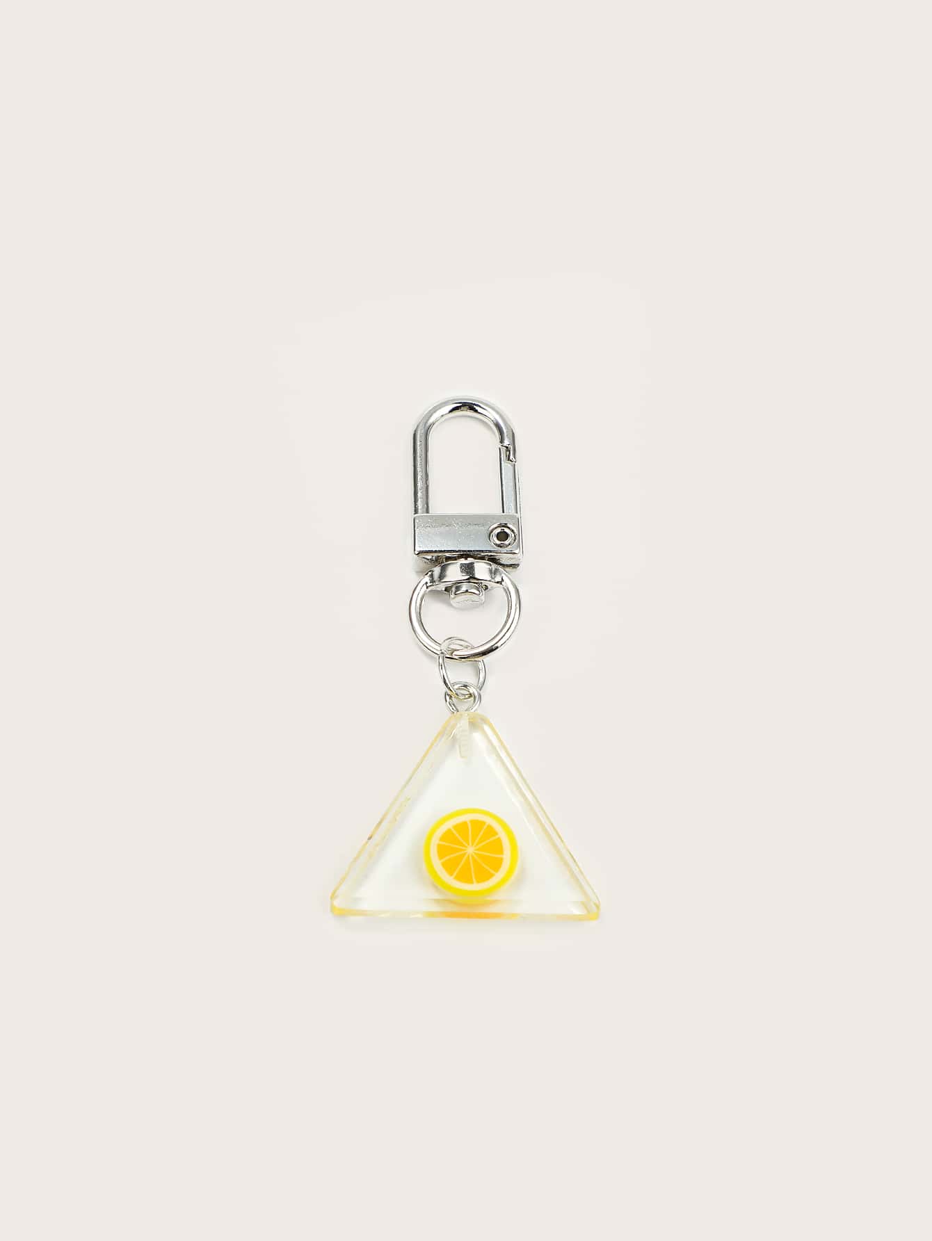 Lemon Slice Embedded Bag Charm