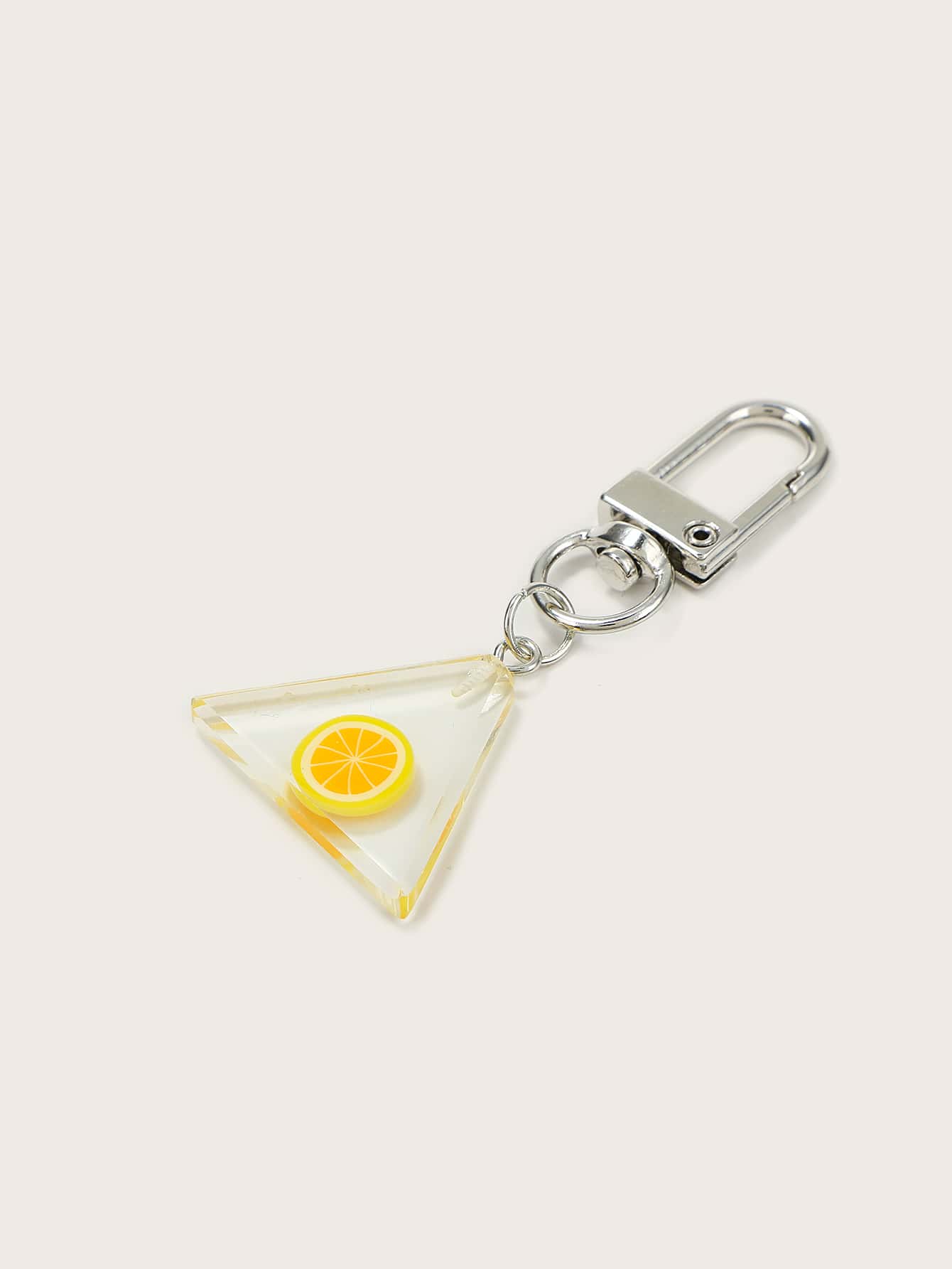 Lemon Slice Embedded Bag Charm