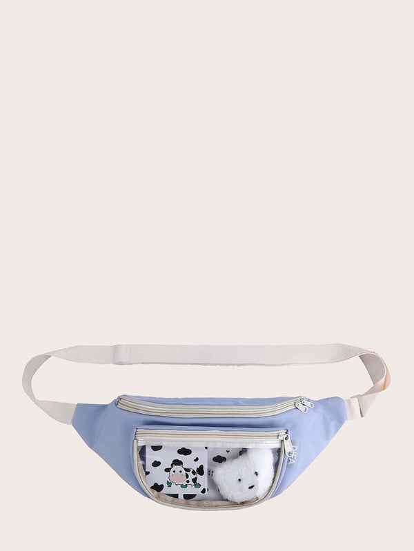 Clear Pocket Front Fanny Pack