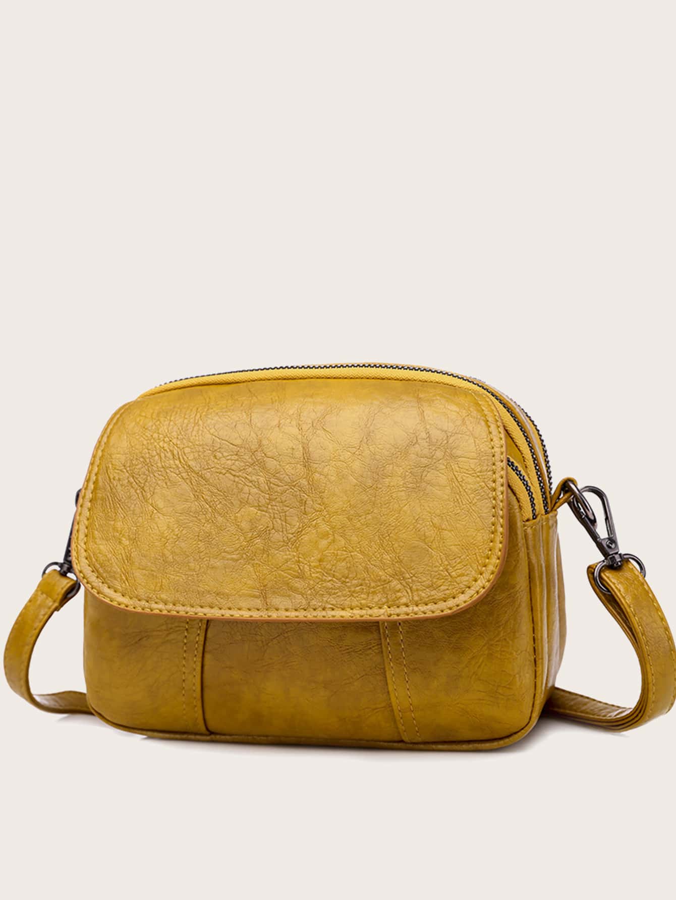 Minimalist Flap Crossbody Bag