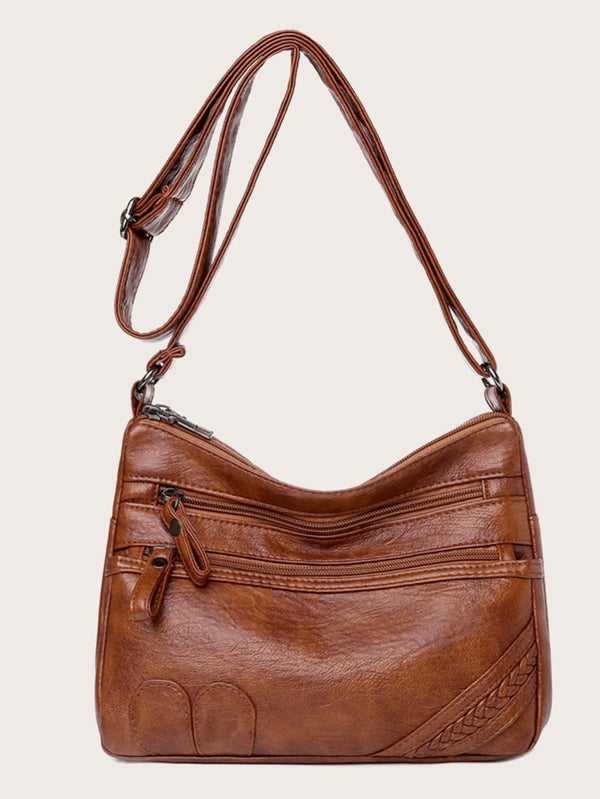 Vintage Design Crossbody Bag