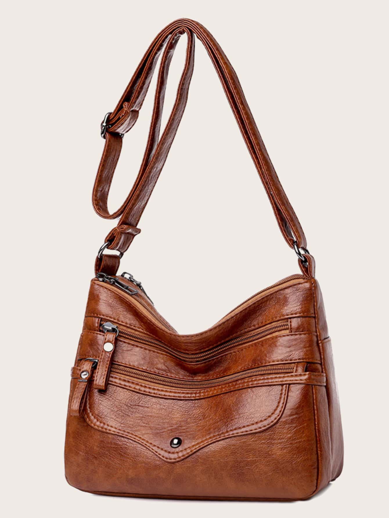 Vintage Design Crossbody Bag