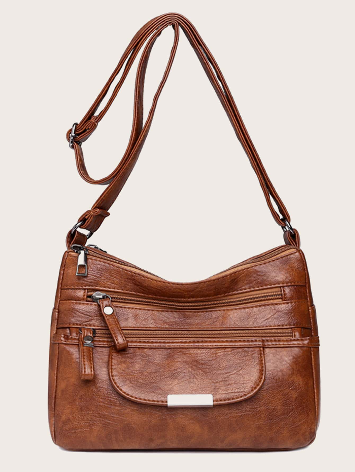 Vintage Design Crossbody Bag