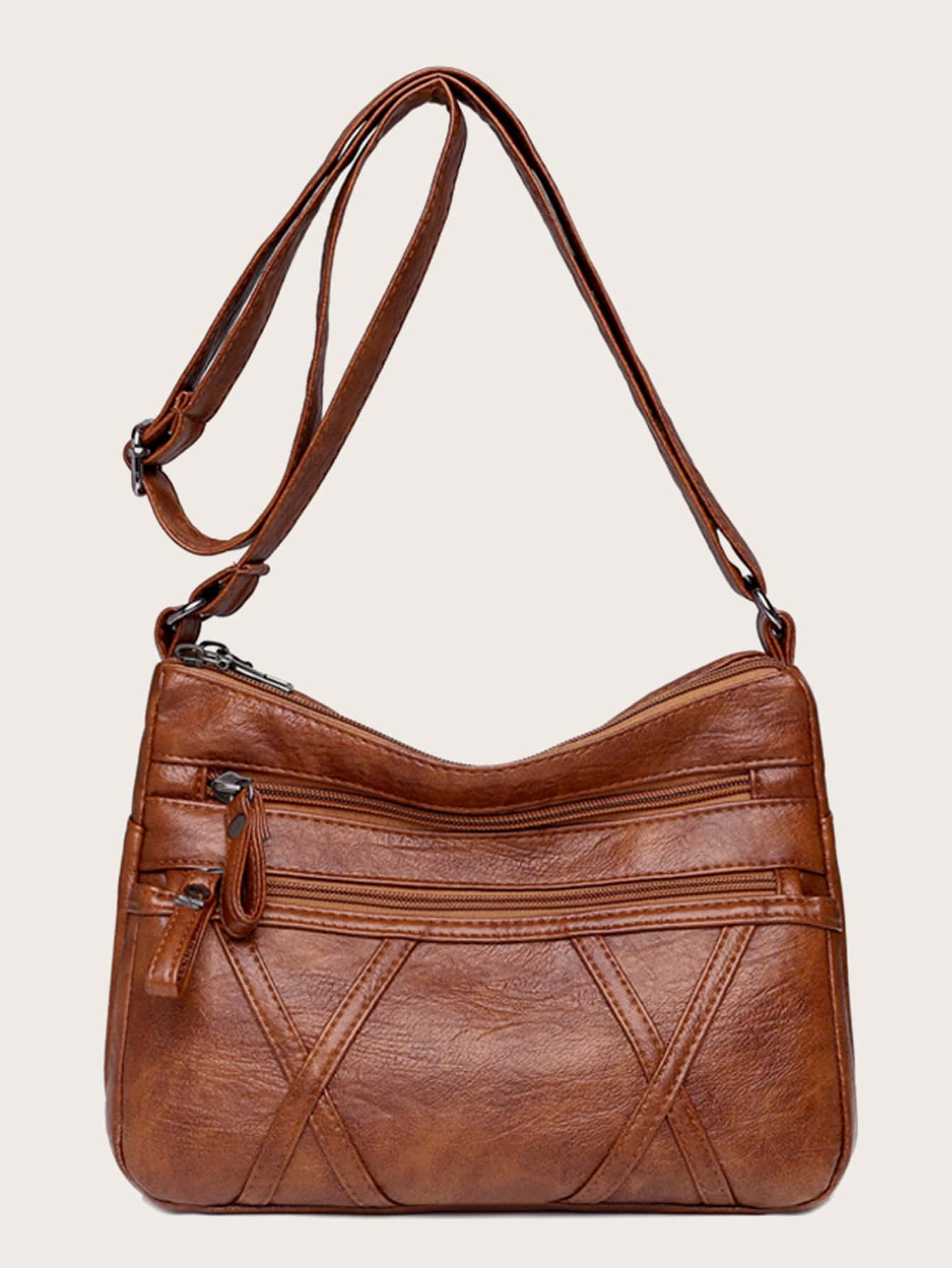 Vintage Design Crossbody Bag