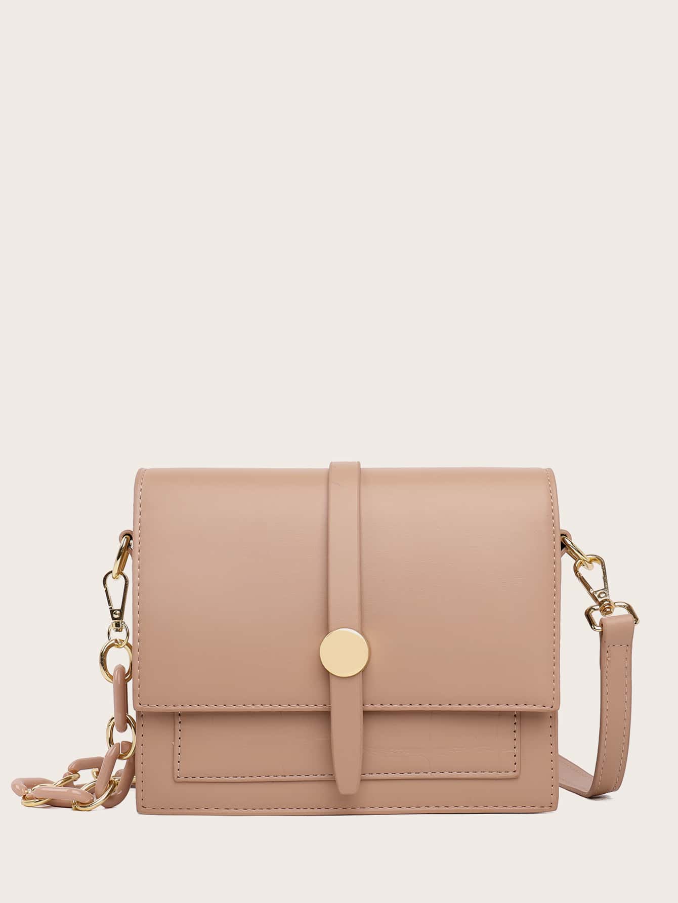 Minimalist Flap Crossbody Bag