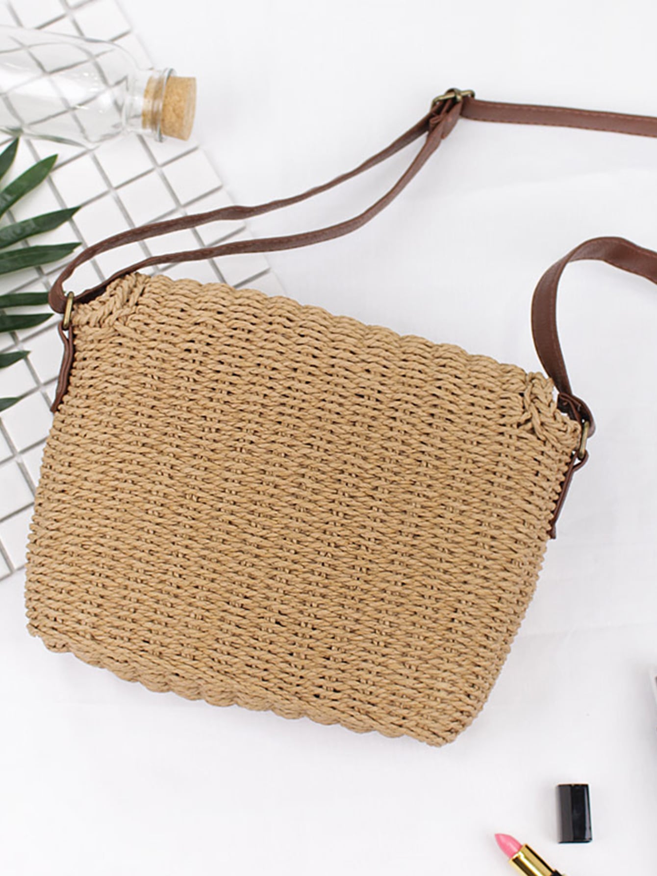 Woven Crossbody Bag