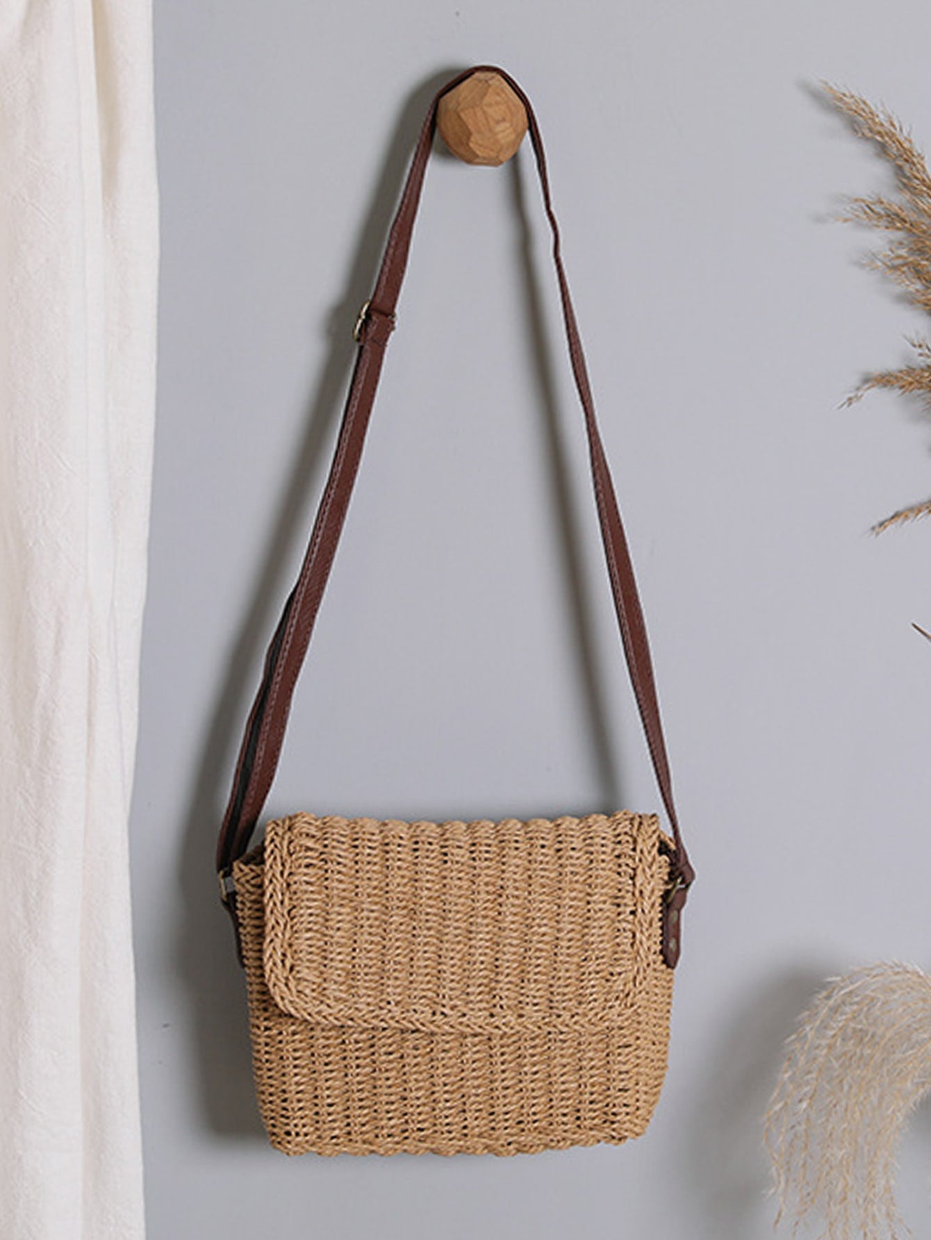 Woven Crossbody Bag