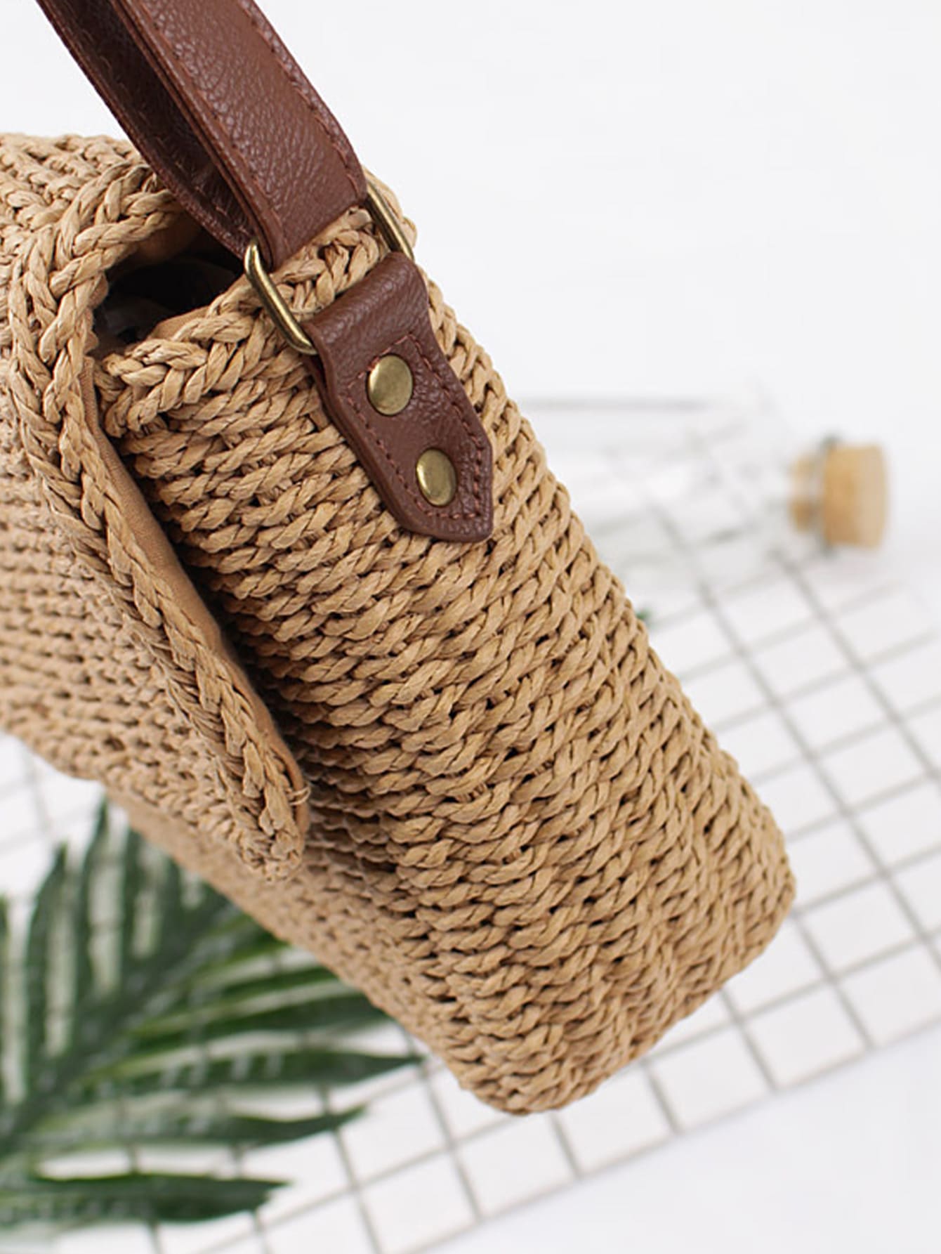 Woven Crossbody Bag