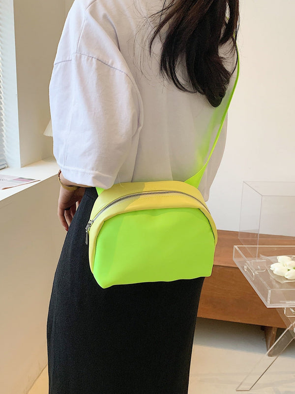 Neon Lime Crossbody Bag