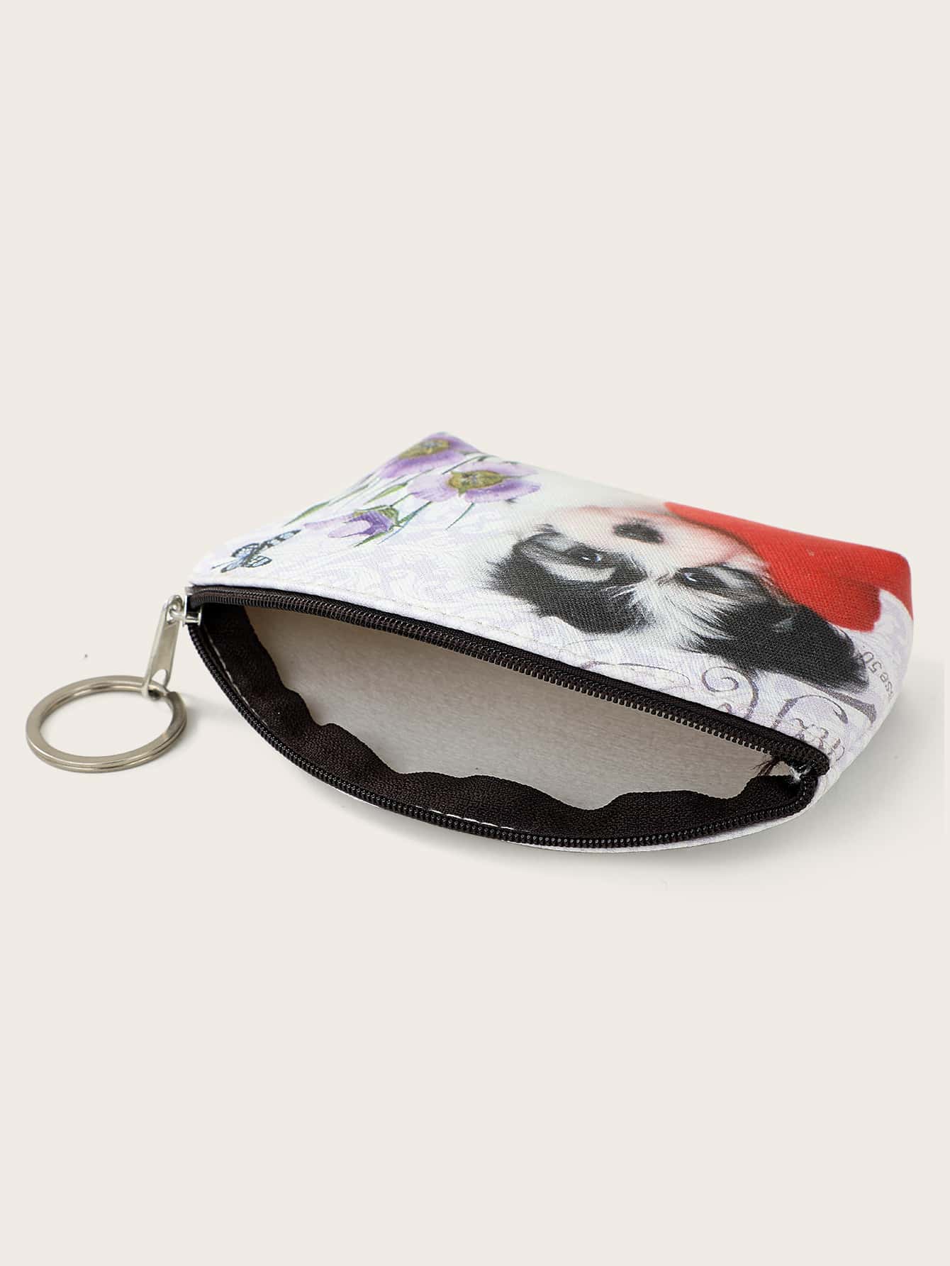 Dog Print Coin Case