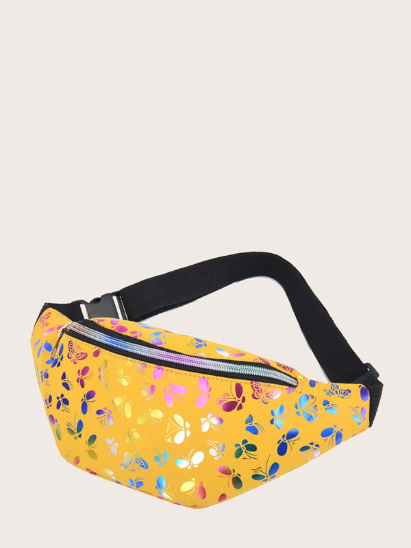 Butterfly Print Fanny Pack