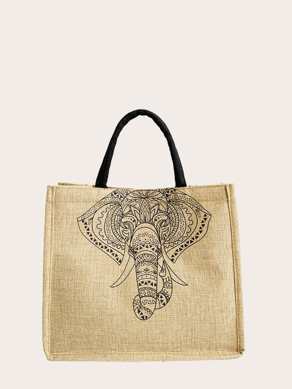 Animal Graphic Tote Bag