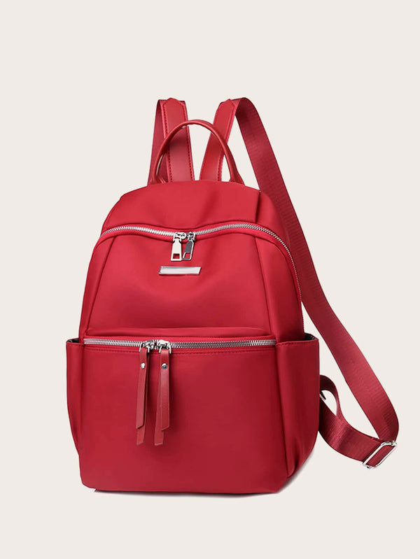Minimalist Zip Front Backpack