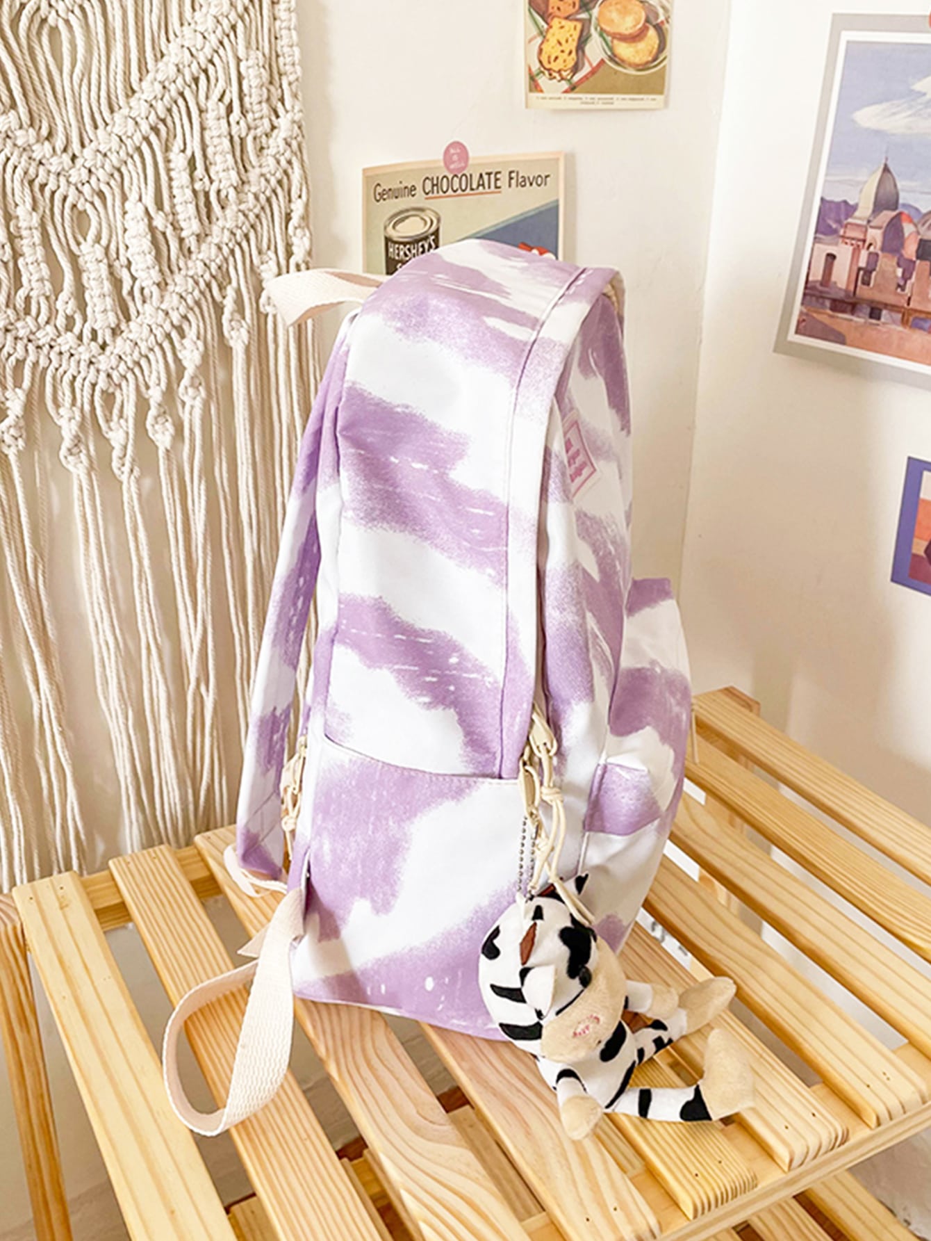 Tie Dye Large Capacity Backpack