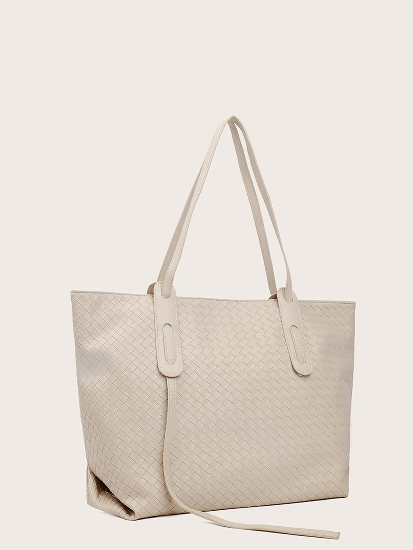 Braided Design Tote Bag