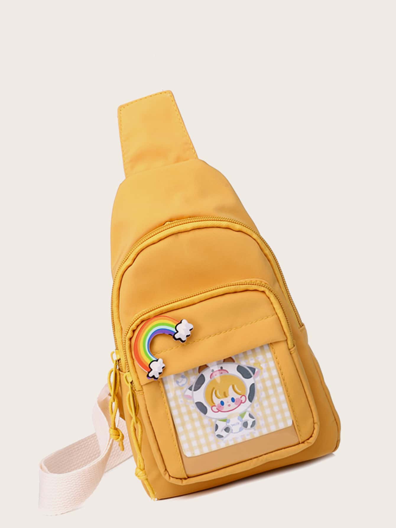 Cartoon Graphic Sling Bag