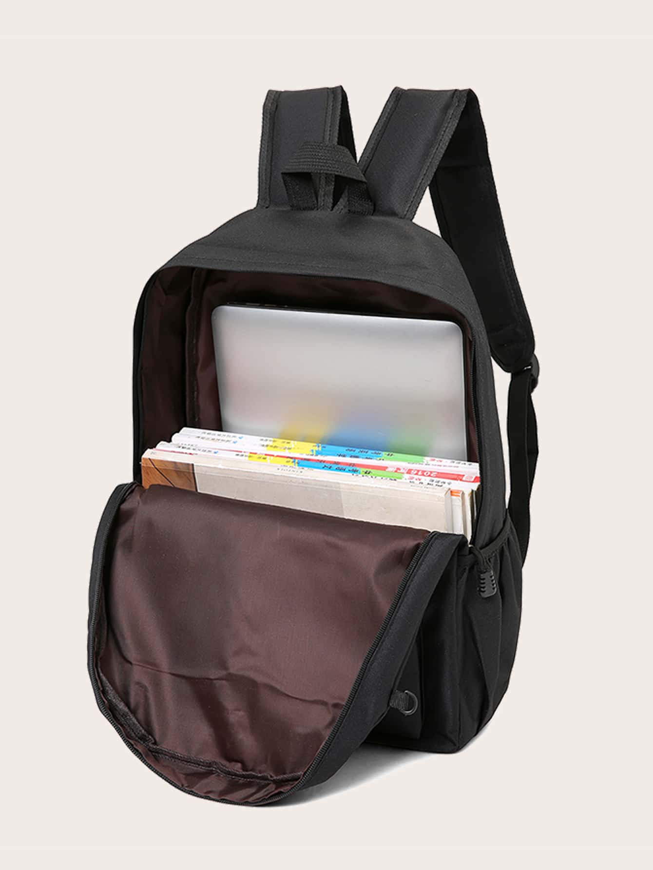 Letter Graphic Backpack With Pencil Case