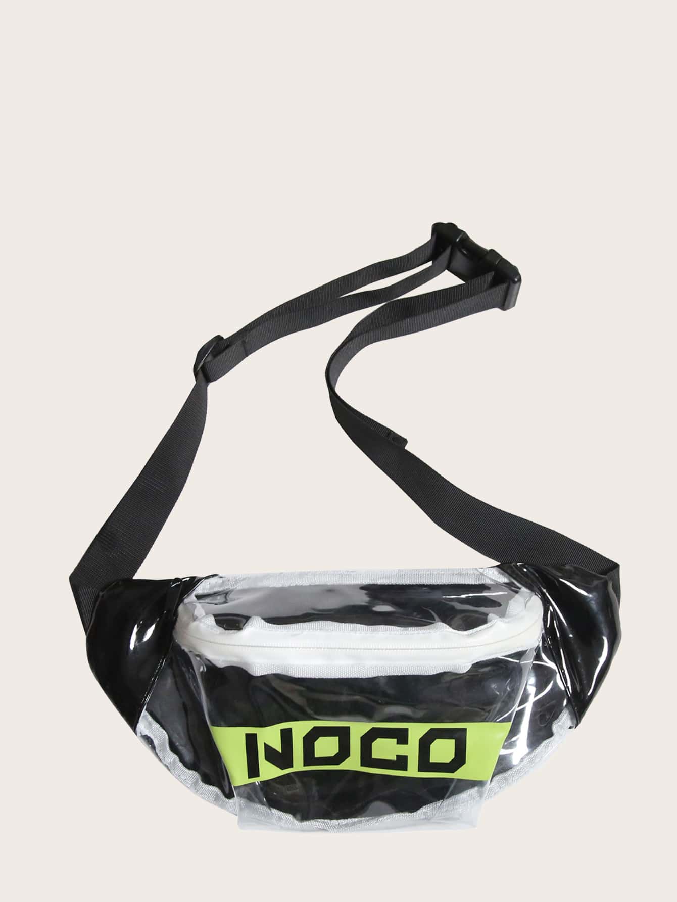 Clear Letter Graphic Fanny Pack