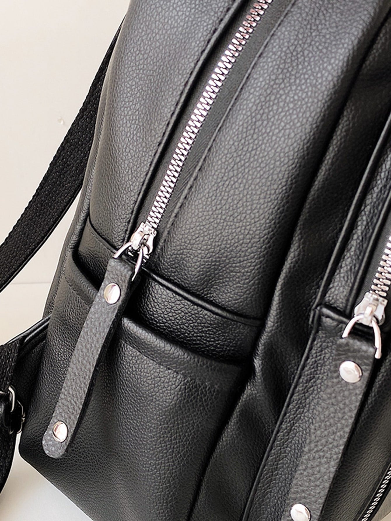 Double Zip Front Backpack