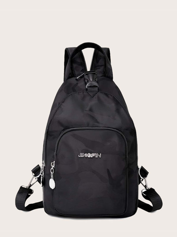 Metal Decor Camo Graphic Classic Backpack