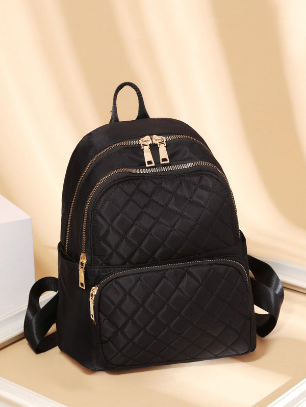 Minimalist Quilted Classic Backpack