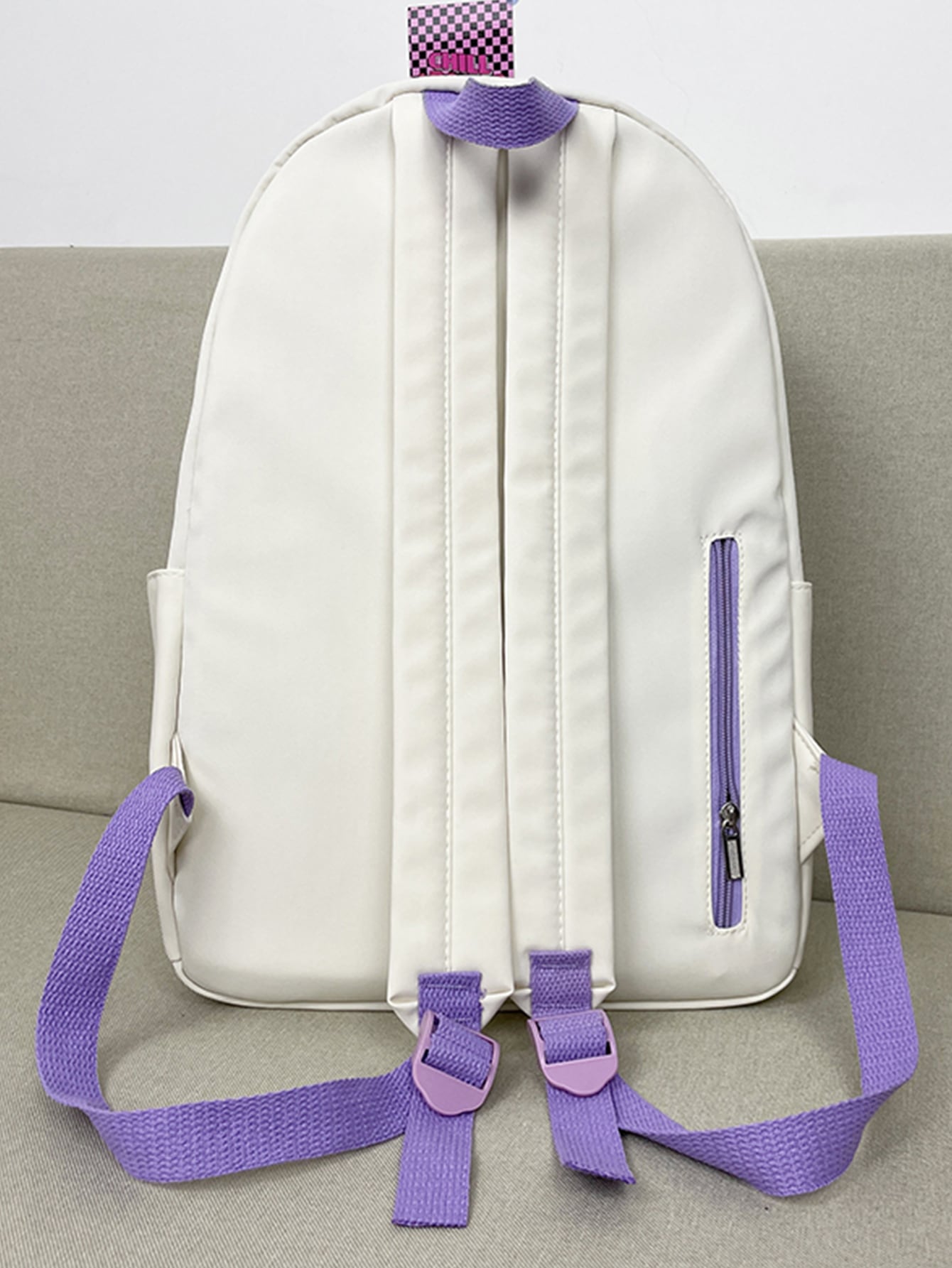 Cartoon Graphic Two Tone Classic Backpack