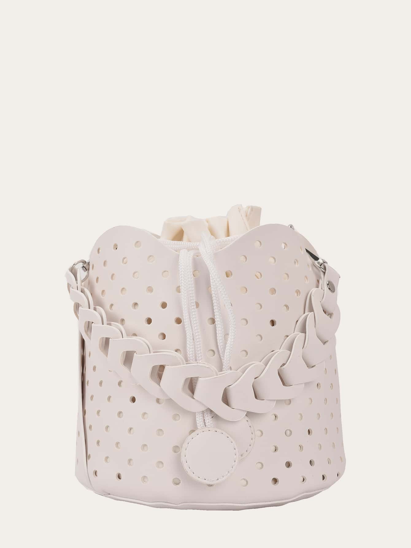 Hollow Out Bucket Bag