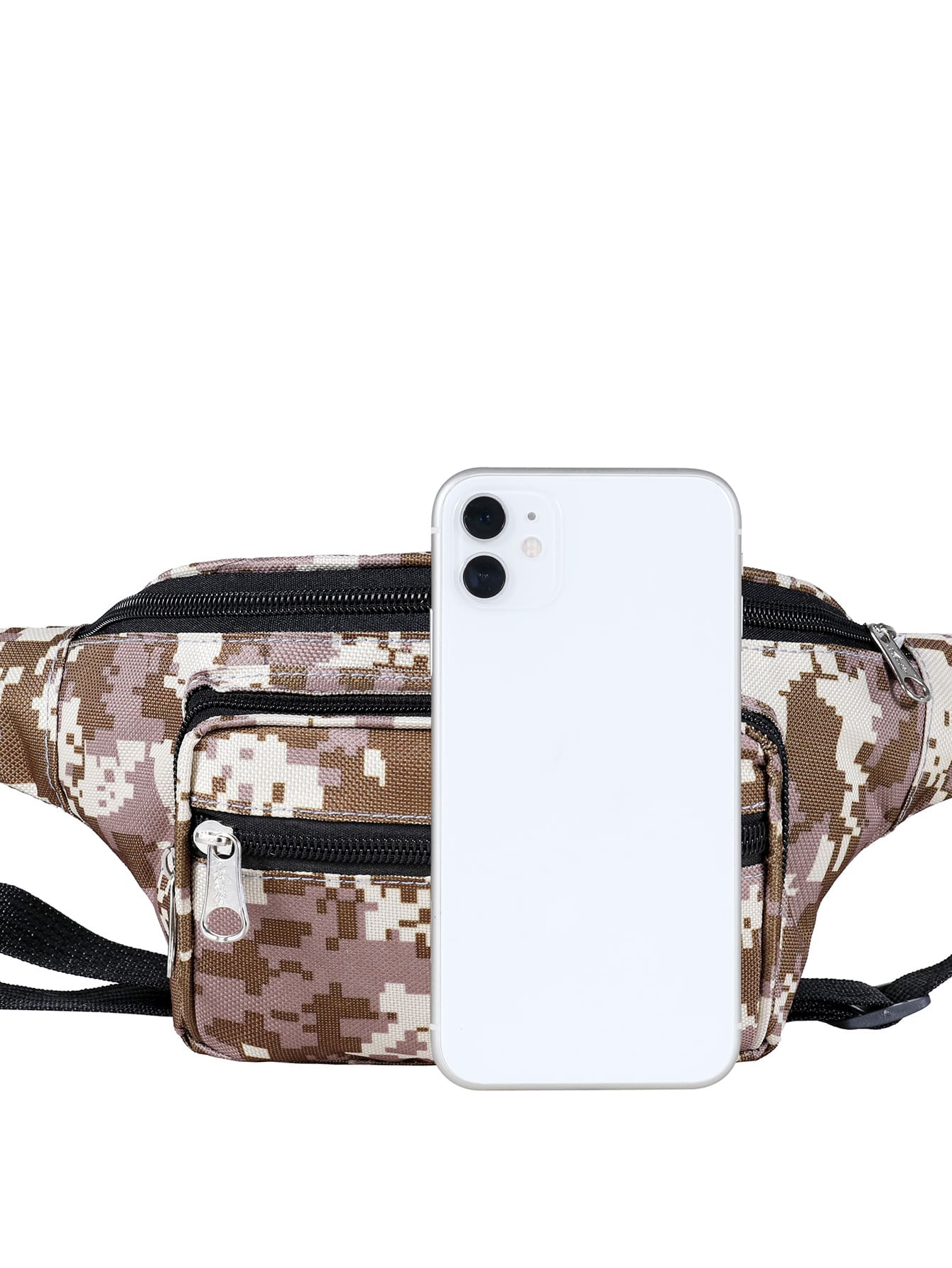 Mini Camo Graphic Pocket Front Fanny Pack
