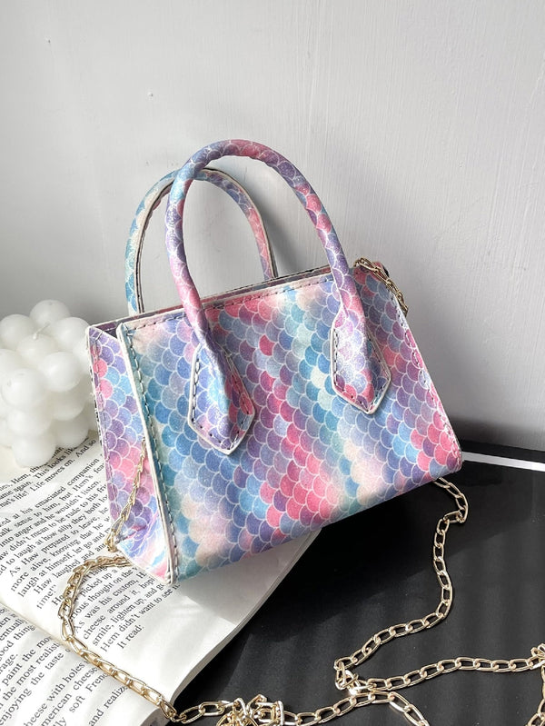 Mini Tie Dye Satchel Bag