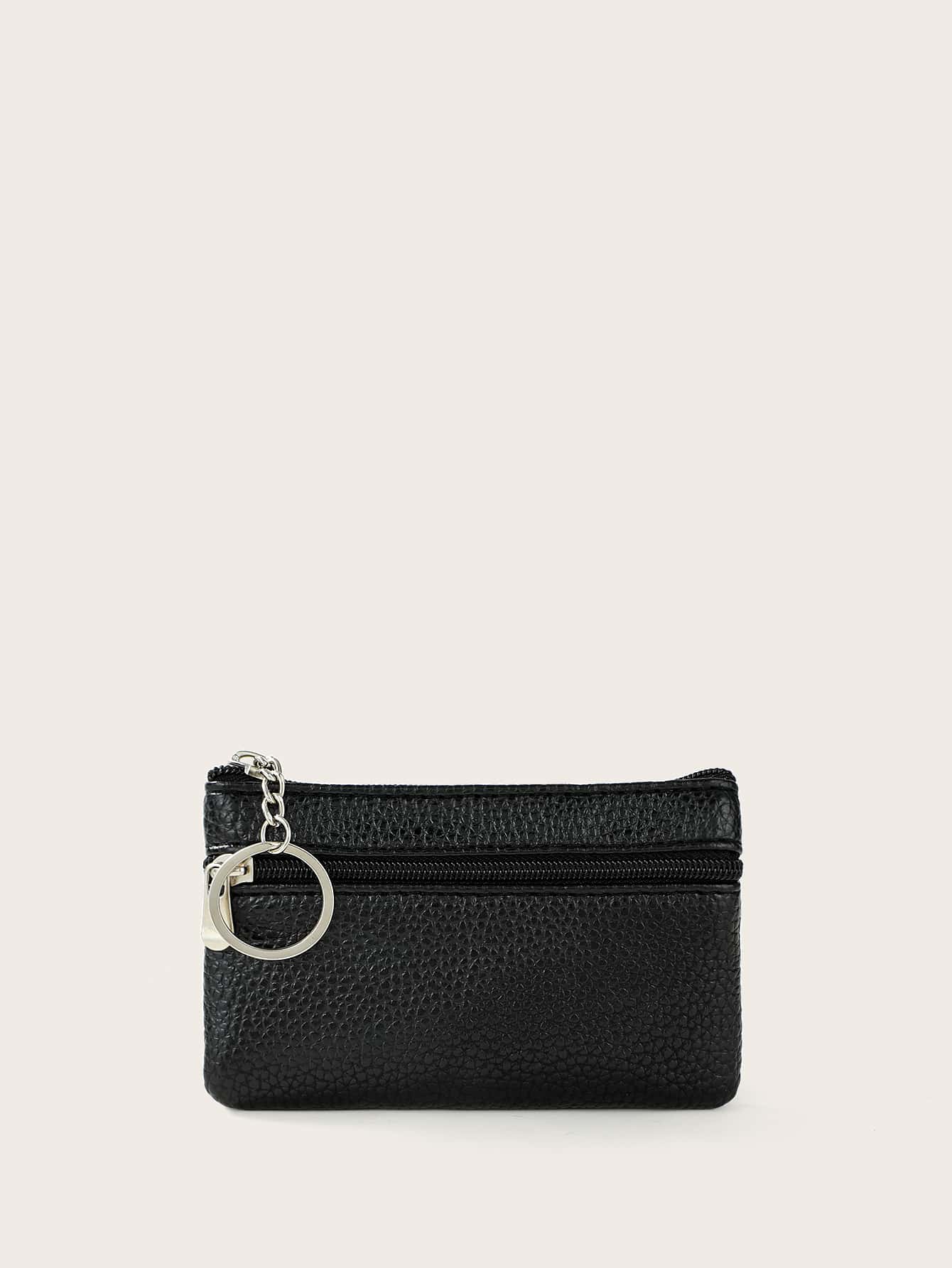 Zip Front Small Wallet