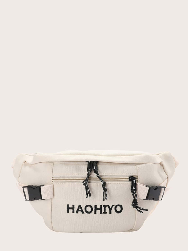 Letter Embroidered Fanny Pack