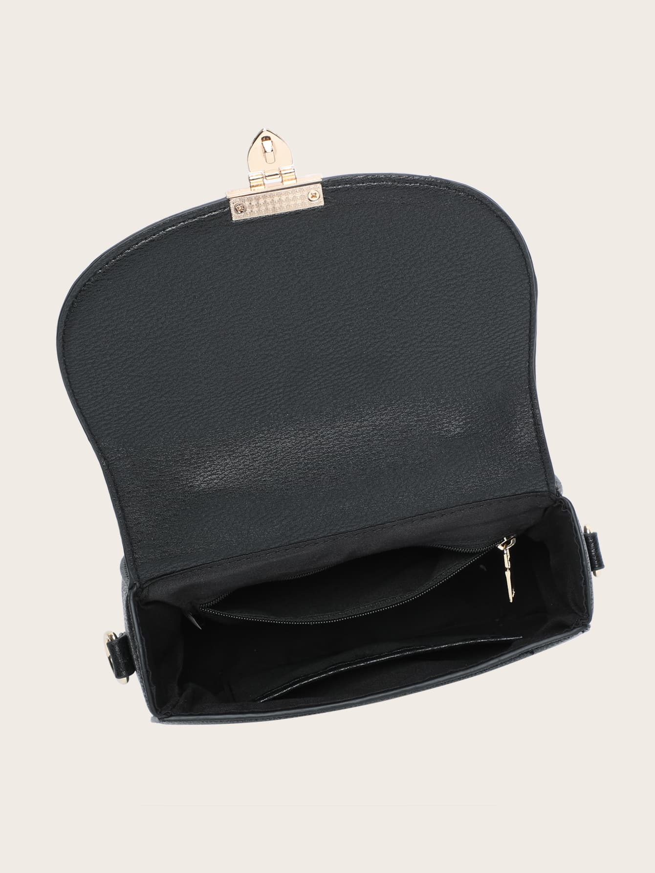 Minimalist Flap Saddle Bag