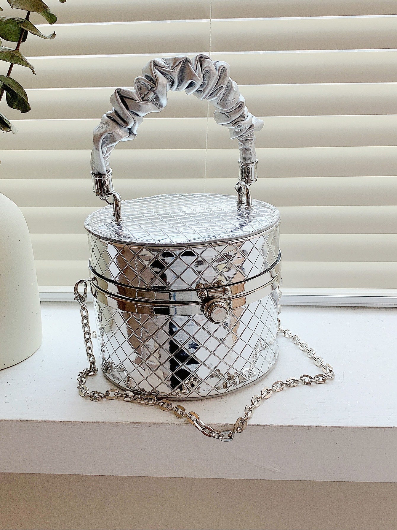 Mini Quilted Bucket Bag