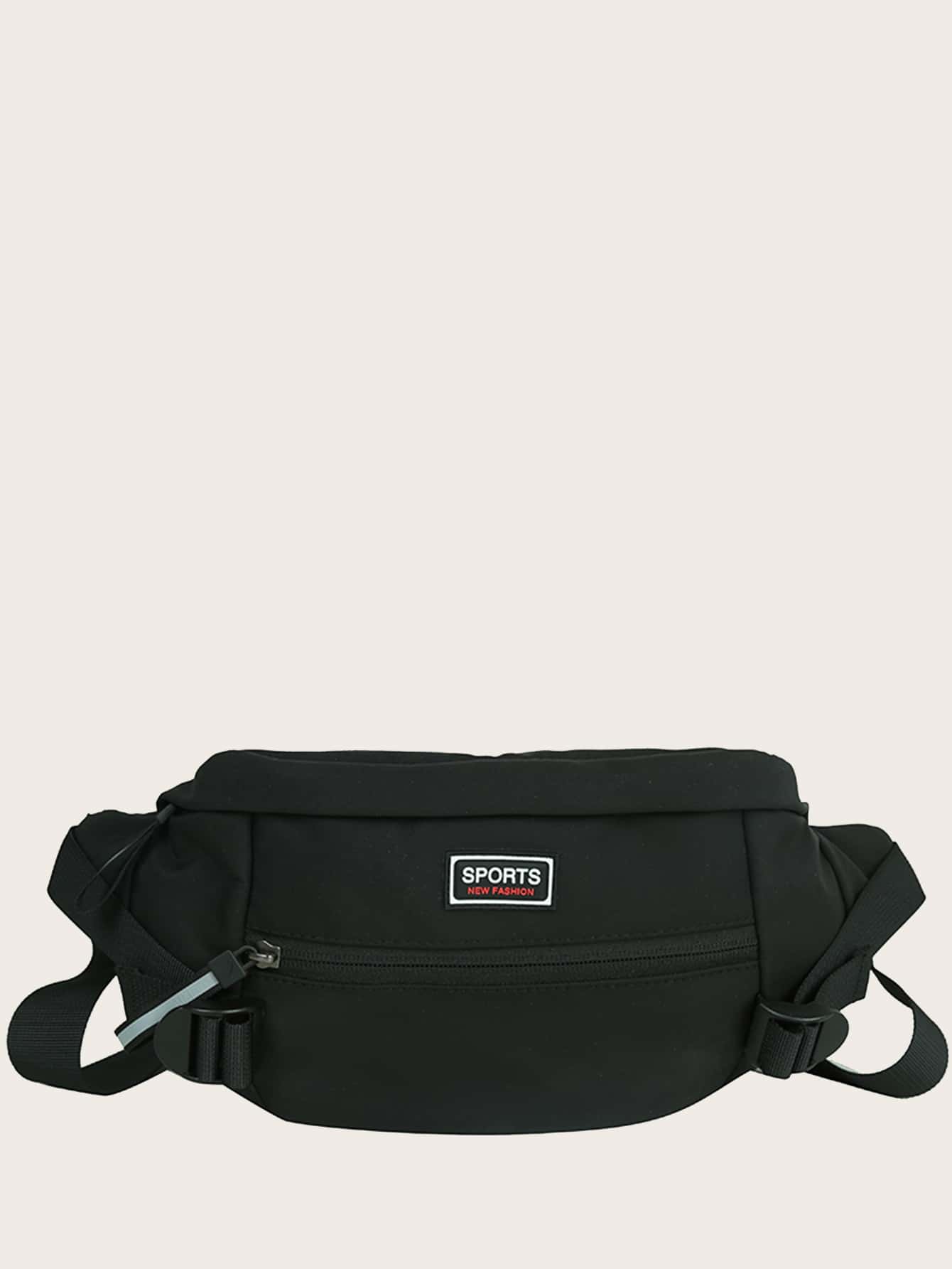 Letter Patch Fanny Pack